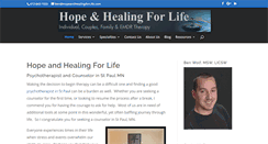 Desktop Screenshot of hopeandhealingforlife.com