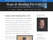 Tablet Screenshot of hopeandhealingforlife.com